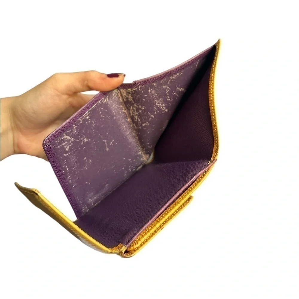 Louis Vuitton Epi Leather Tri Fold Wallet